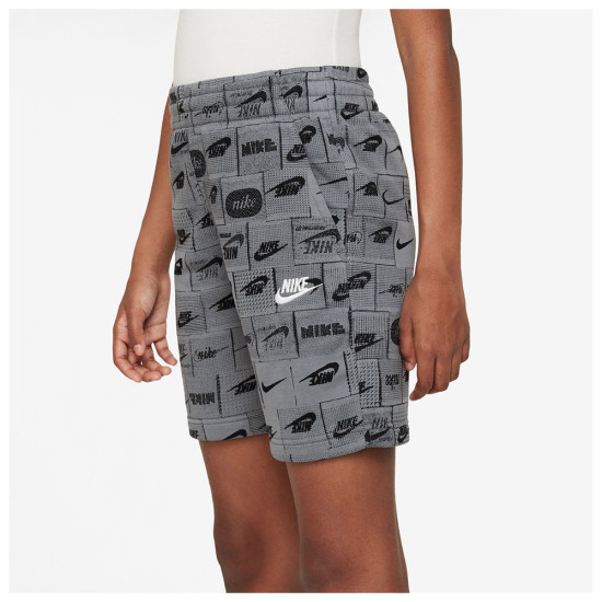 Nike Παιδικό σορτς Sportswear Club French Terry Allover Print Shorts
